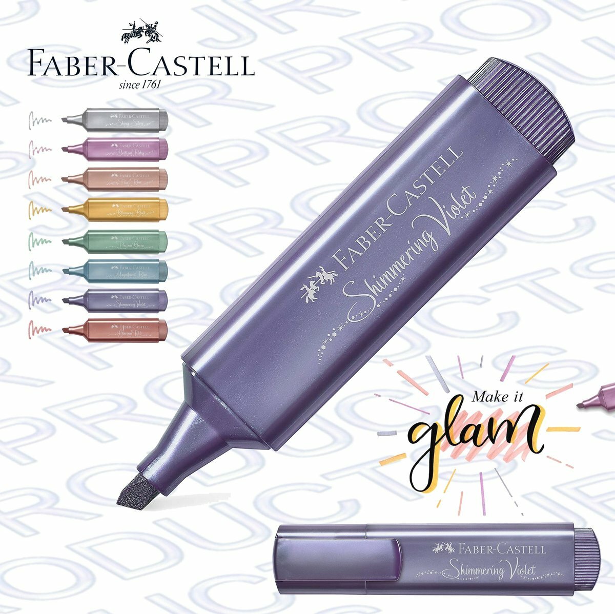 輝栢嘉 - 德國FABER TL46閃亮金屬色螢光筆 《香港行貨》- 1支