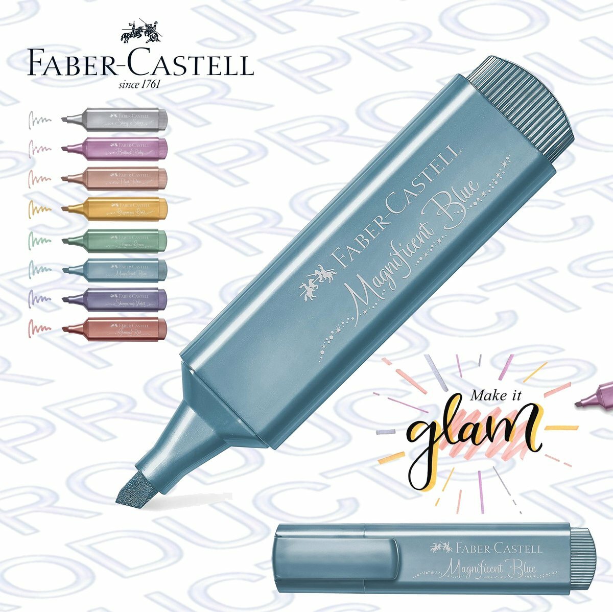 輝栢嘉 - 德國FABER TL46閃亮金屬色螢光筆 《香港行貨》- 1支