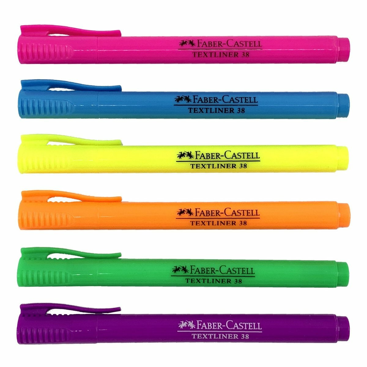 輝栢嘉 - 德國FABER TL38 幼桿粉彩筆+螢光筆 - 12支裝《療癒藝術系列》《送贈品》