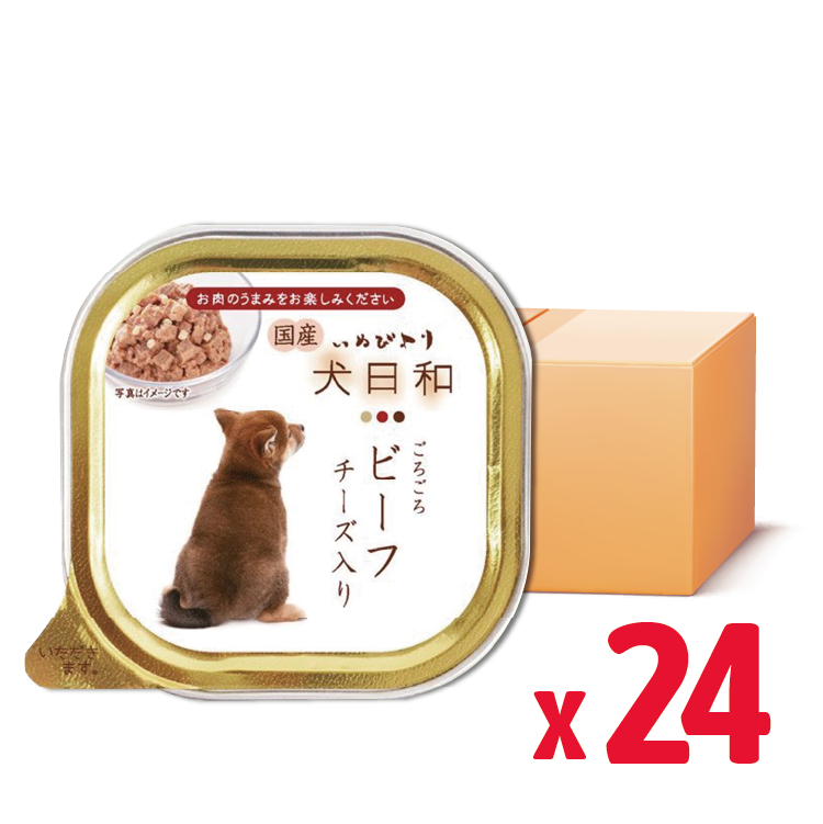 犬日和｜牛肉芝士餐盒100g (WN-7304-24)