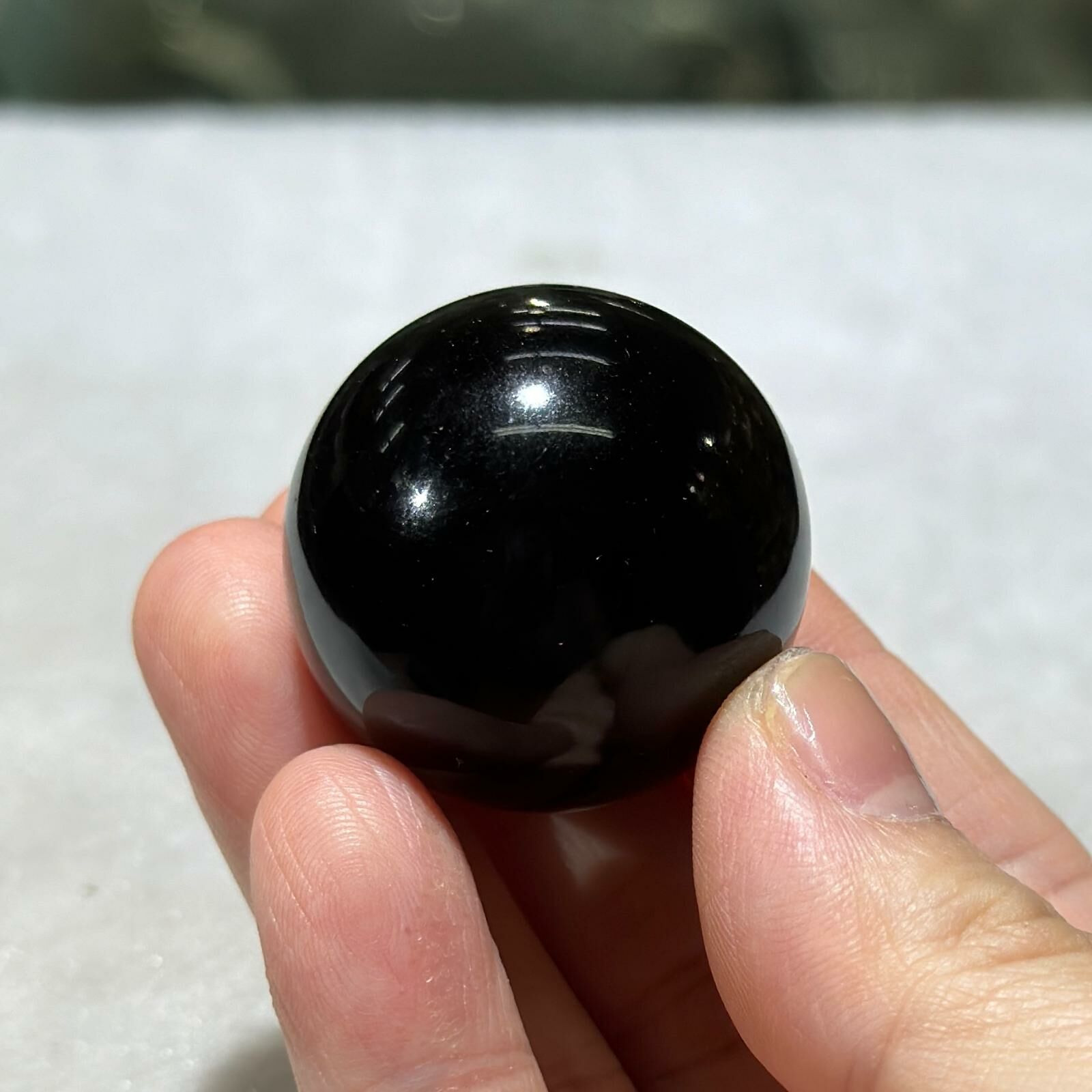 黑曜石 球 - 3cm+/- (不連座)