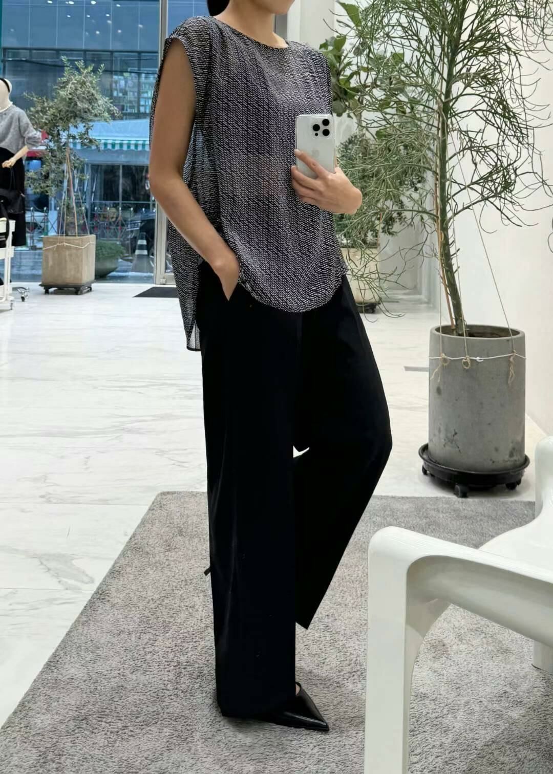 TC157 雪坊斑馬紋上衣