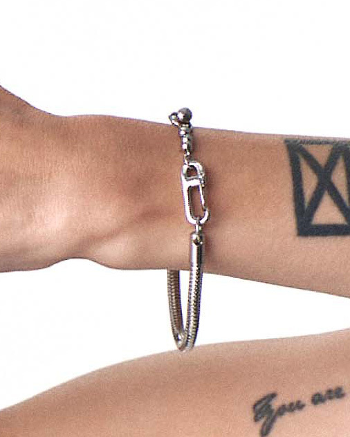 RECOVERY 5MM圓蛇手鍊（亮銀）