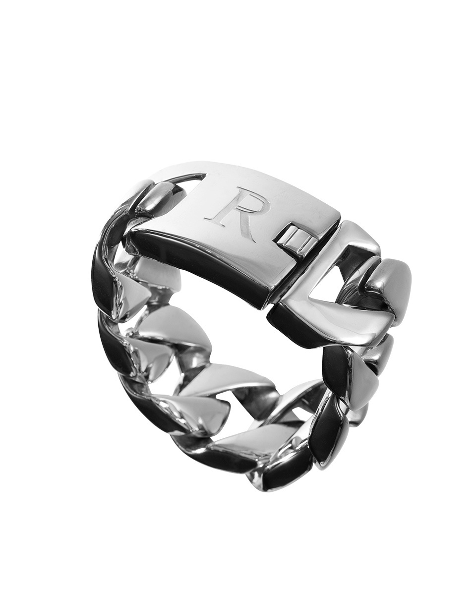 RECOVERY 30MM 鋼製金屬手鍊 (亮銀色)