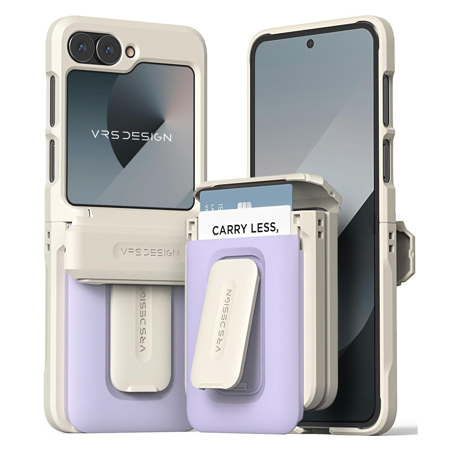 VRS Design - D-Wallet Orb - Galaxy Z Flip 6 Case 高度防撞鉸鏈保護卡槽支架手機殼 FE