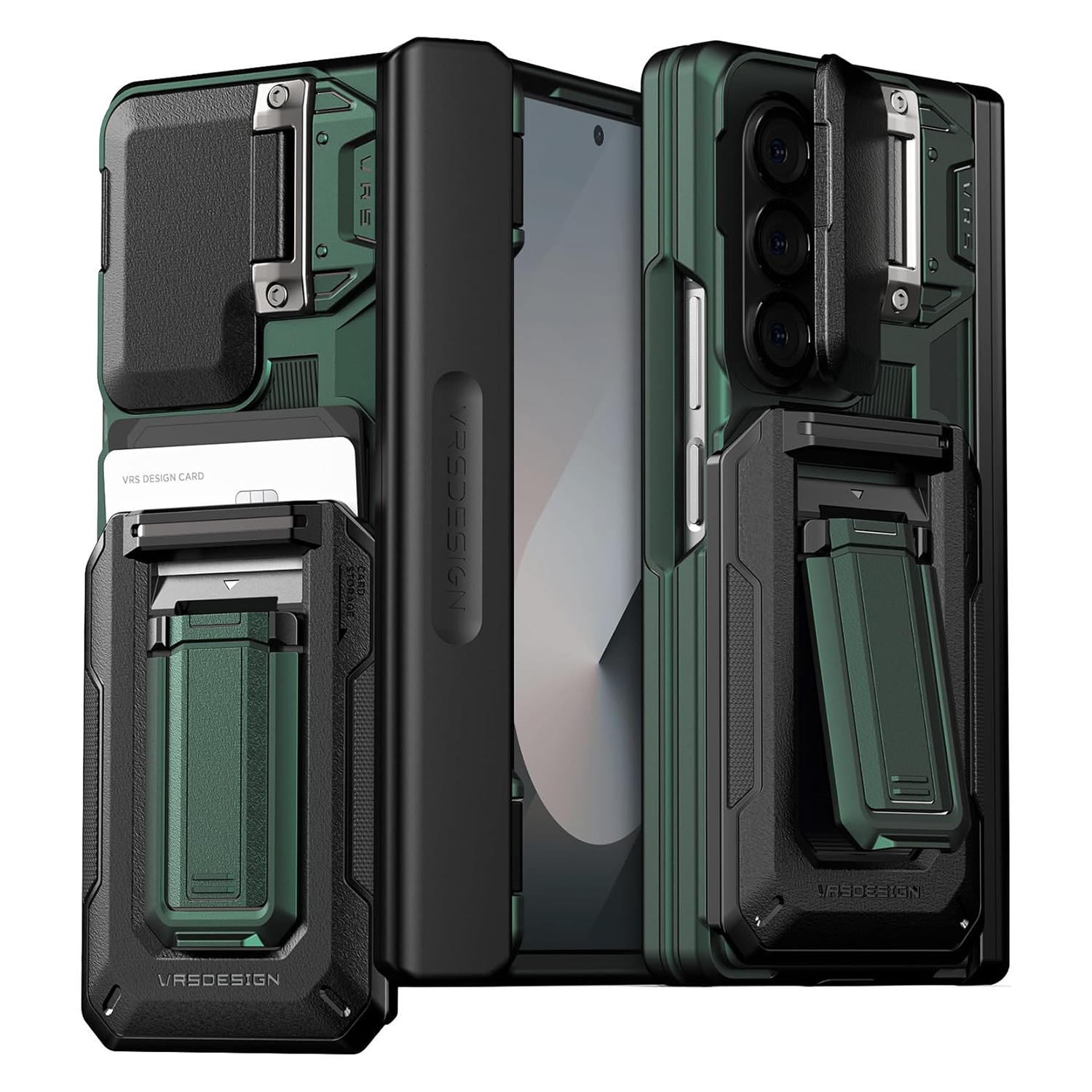 [筆槽/普通 鉸鏈蓋] VRS Design - D-Wallet Origin - Galaxy Z Fold 6 S Pen Case 筆槽支架卡槽高度防撞鉸鏈保護手機殼