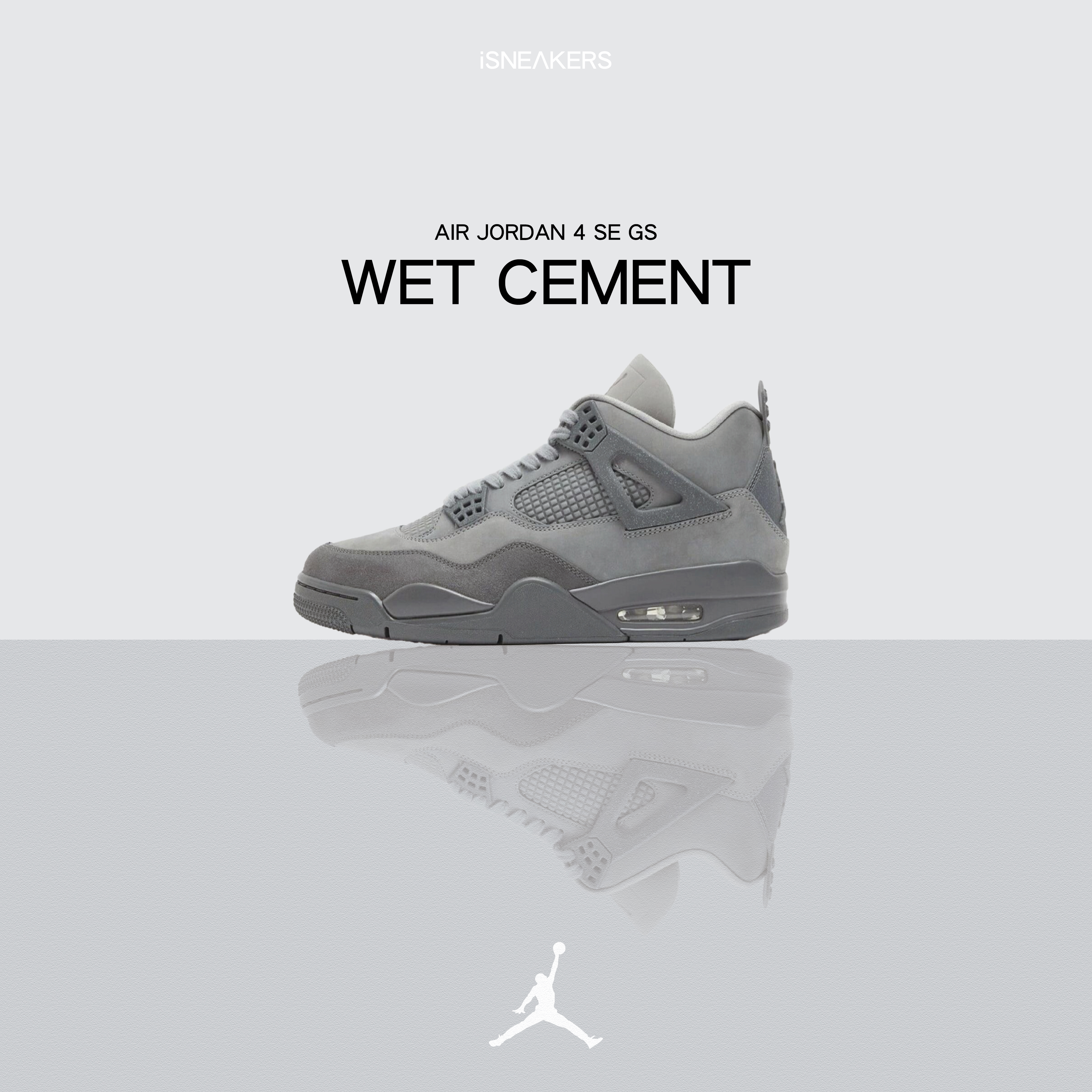 iSNEAKERS｜Air Jordan 4 SE GS "Wet Cement" 巴黎奧運 HM8965-001