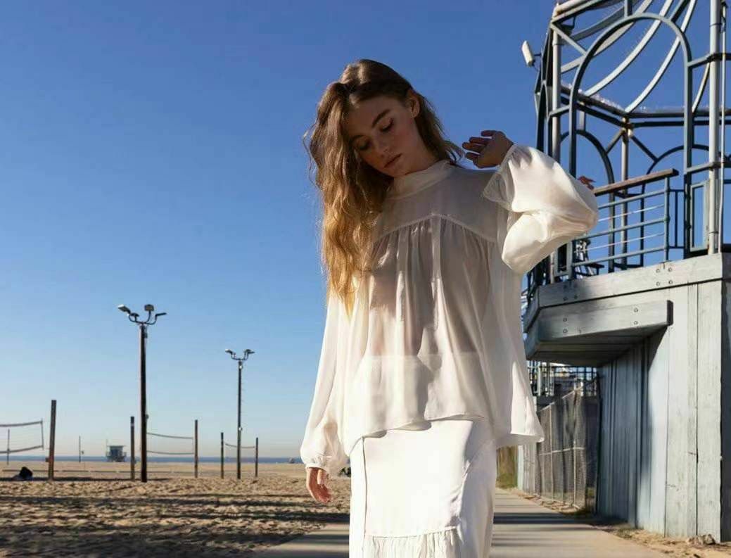 TC181 後蝴蝶結上衣(白)