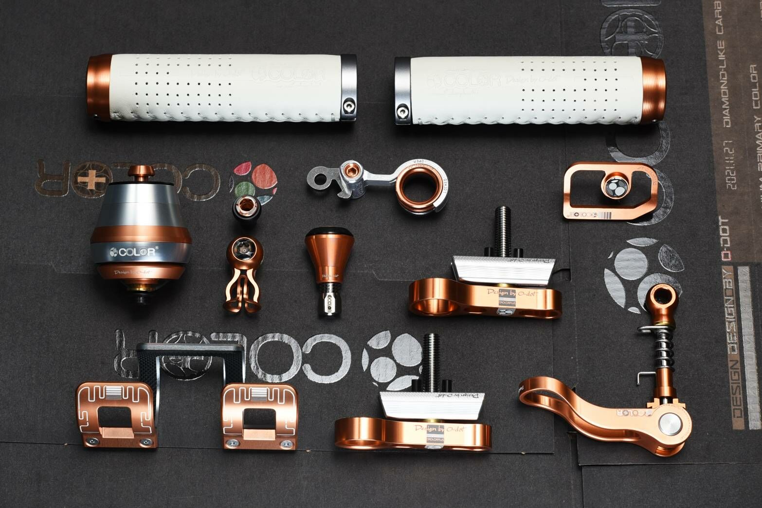 【COLORPLUS】Brompton 改裝零件大套組 - 玫瑰金 /  A、C Line適用