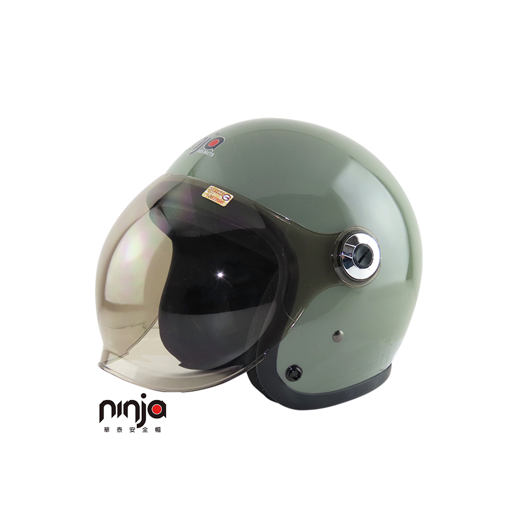 KK K-805P5 泡泡鏡騎士帽 草綠