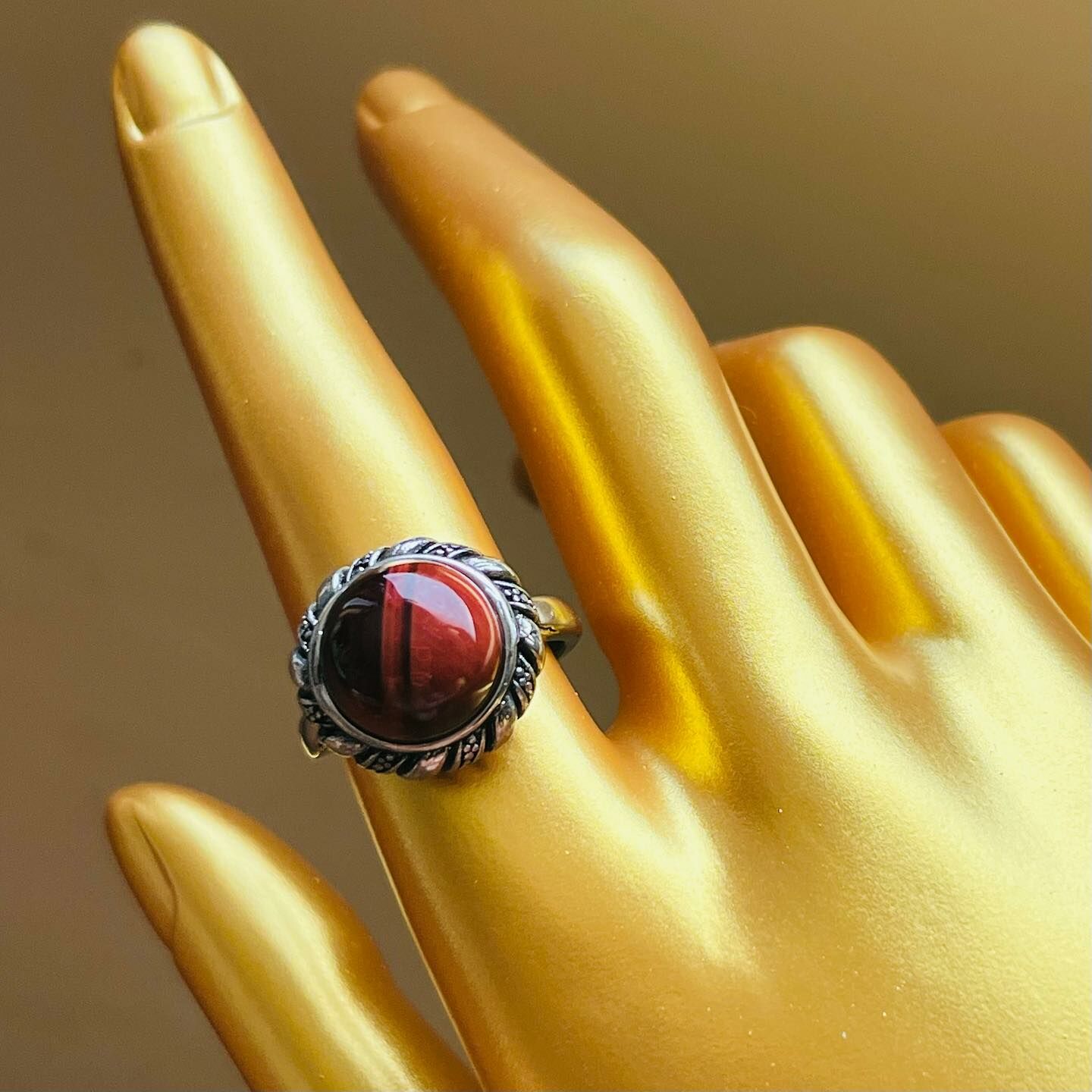 [原石] 紅虎眼石 戒指