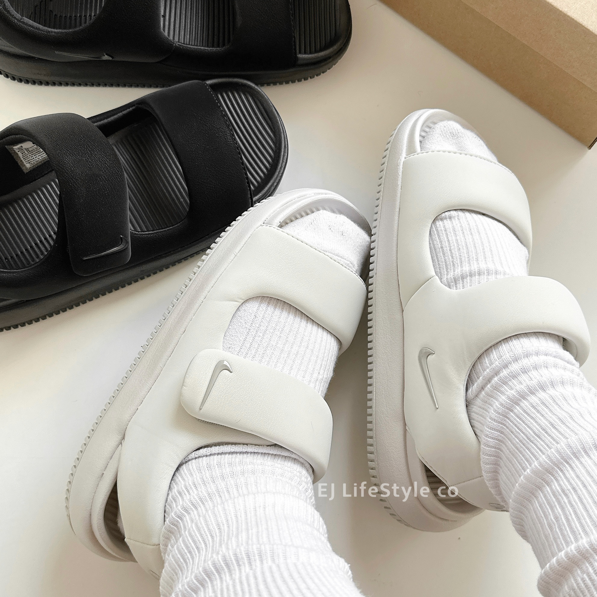 NIKE CALM SANDAL 麵包涼鞋 黑色 FJ6043-001 白色 FJ6043-002 奶茶色 FJ6044-200 男女鞋 / 預購