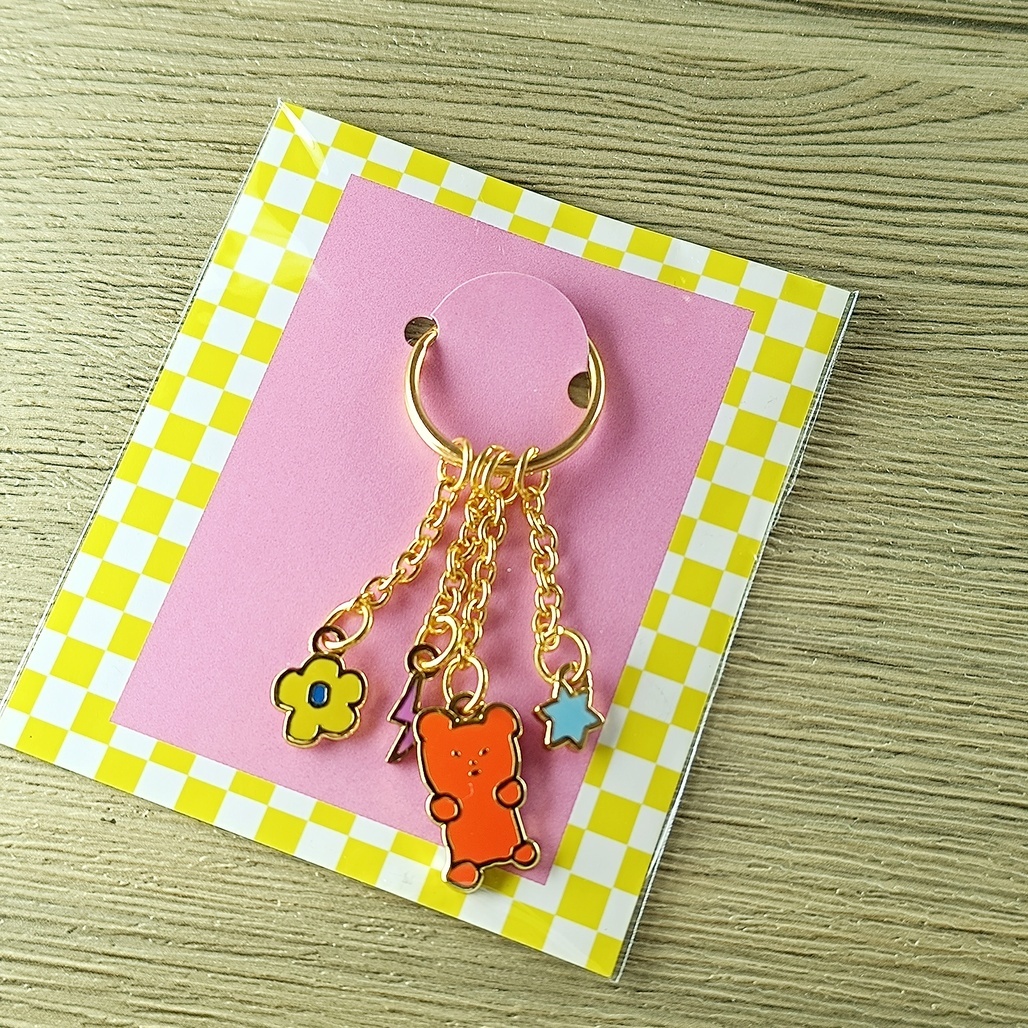 馬卡龍腳趾．金屬鑰匙圈 共四款