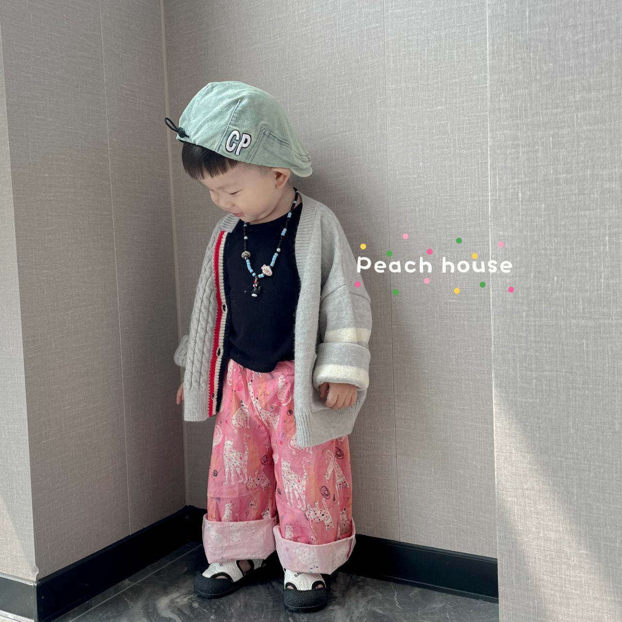 廠單 TB同款學院風針織外套