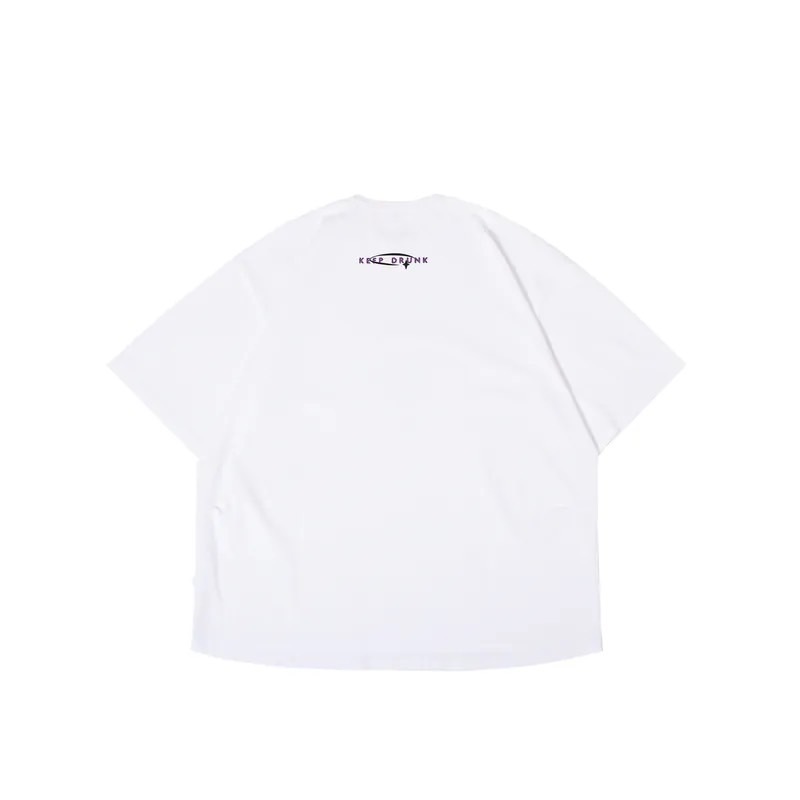 ANST APPLE-DRUNK & CAREFREE TEE AD15.L