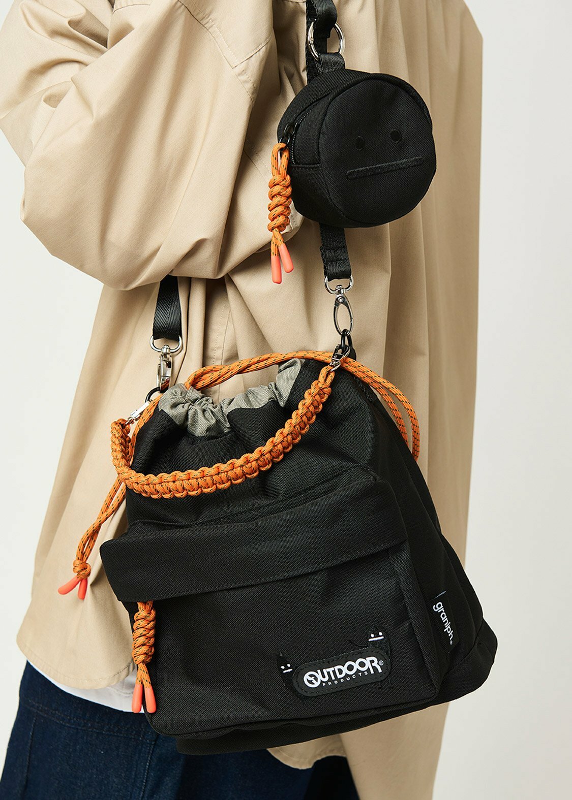 預購 - DTSG 豆豆15週年 x Outdoor Products x Control Freak 2way bag (S) 豆豆tag