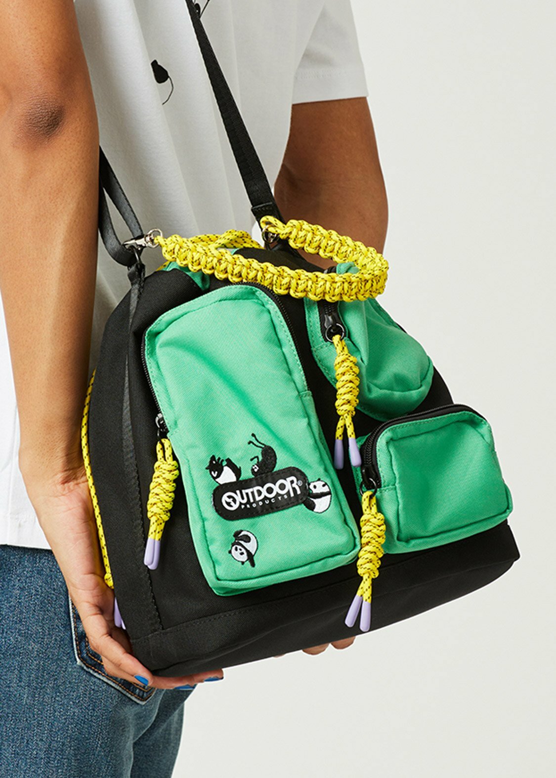 預購 - DTSG 豆豆15週年 x Outdoor Products x Control Freak 2way bag (S) 豆與熊貓