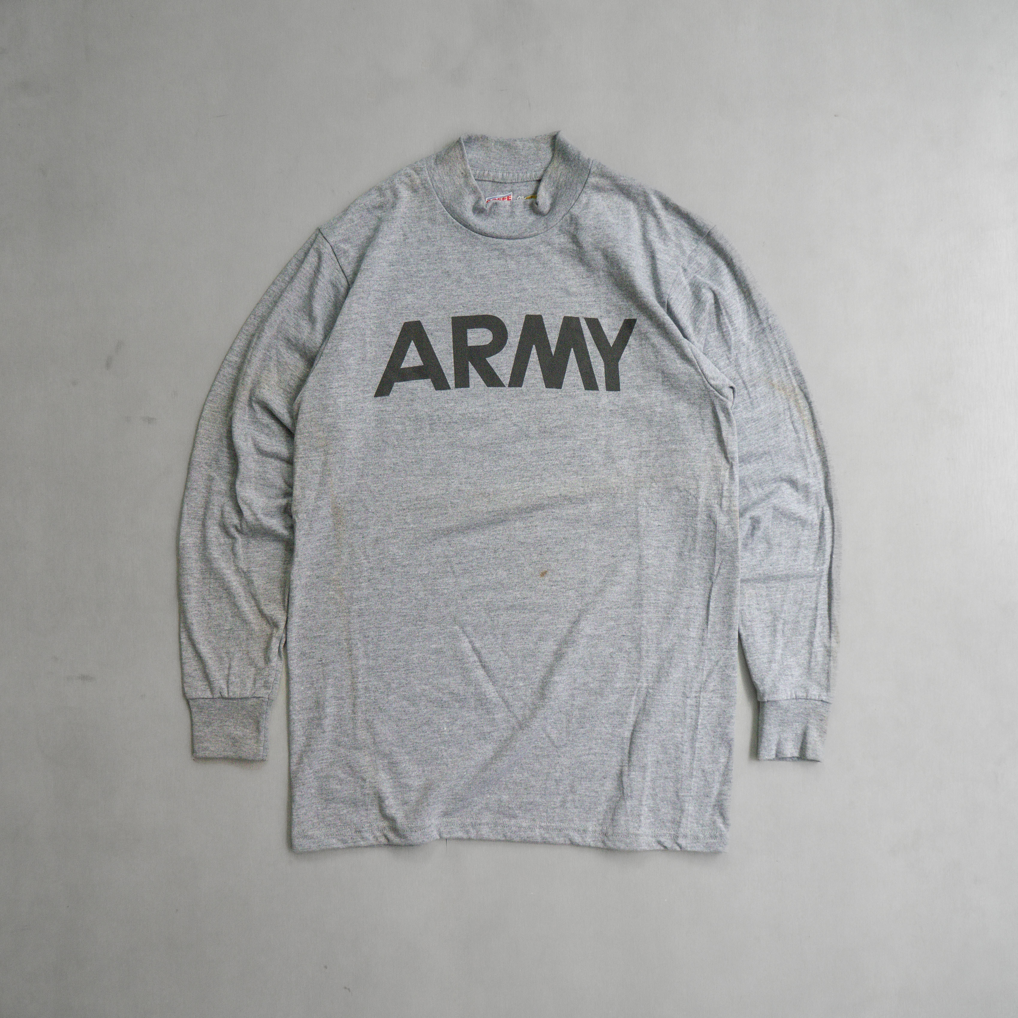 US ARMY PT MOCK LONG SLEEVE TEE 美軍 3M 反光 灰色 長袖 T恤