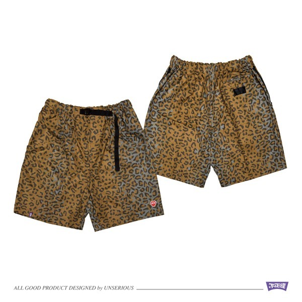 不正經 豹紋機能短褲