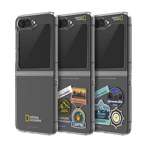 National Geographic - Crystal Clear - Samsung Flip 7 Case 貼身透明防撞手機硬殼