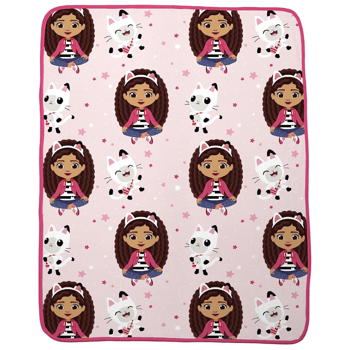 美國 Gabby's Dollhouse 超柔軟毛絨毯