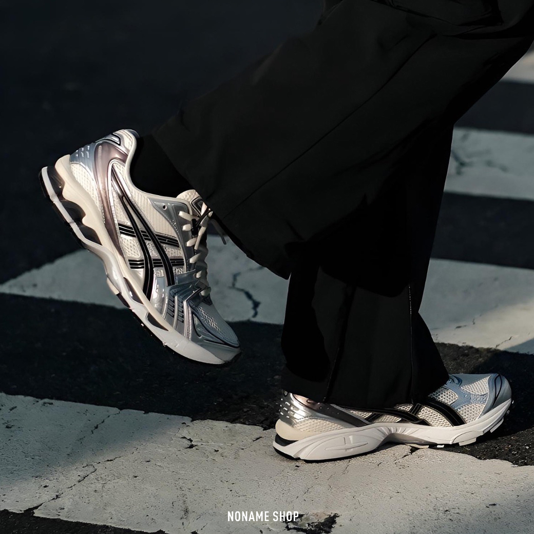 ASICS GEL-KAYANO 14 "Cream Black" 復古 灰銀 (男/女款)