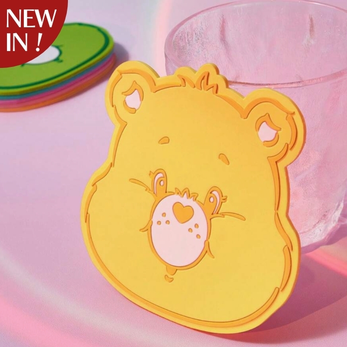 【24H出貨】Care Bears彩虹立體杯墊(5色)