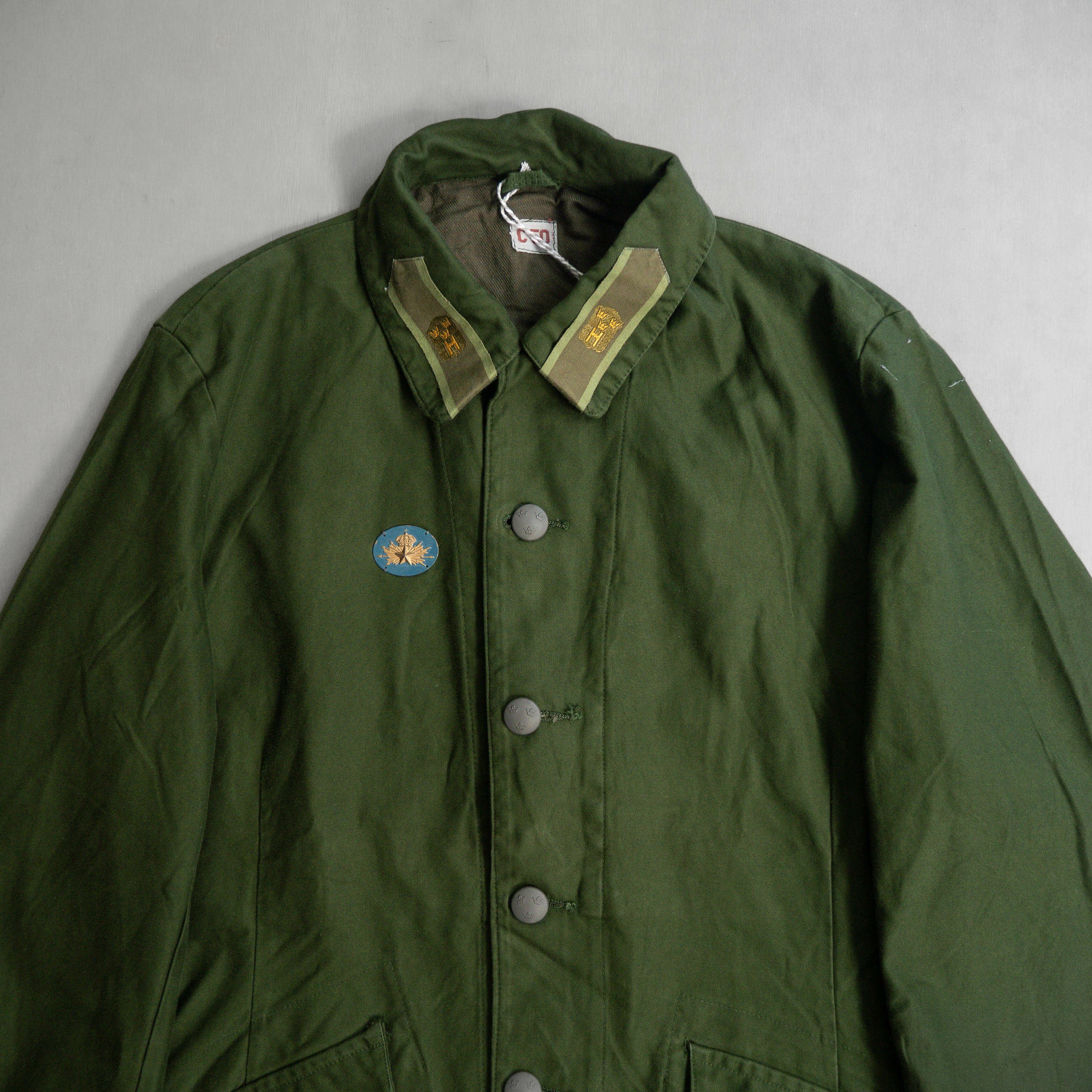 70S SWEDISH M59 FIELD JACKET 瑞典 公發 長版 野戰 軍綠 軍外套