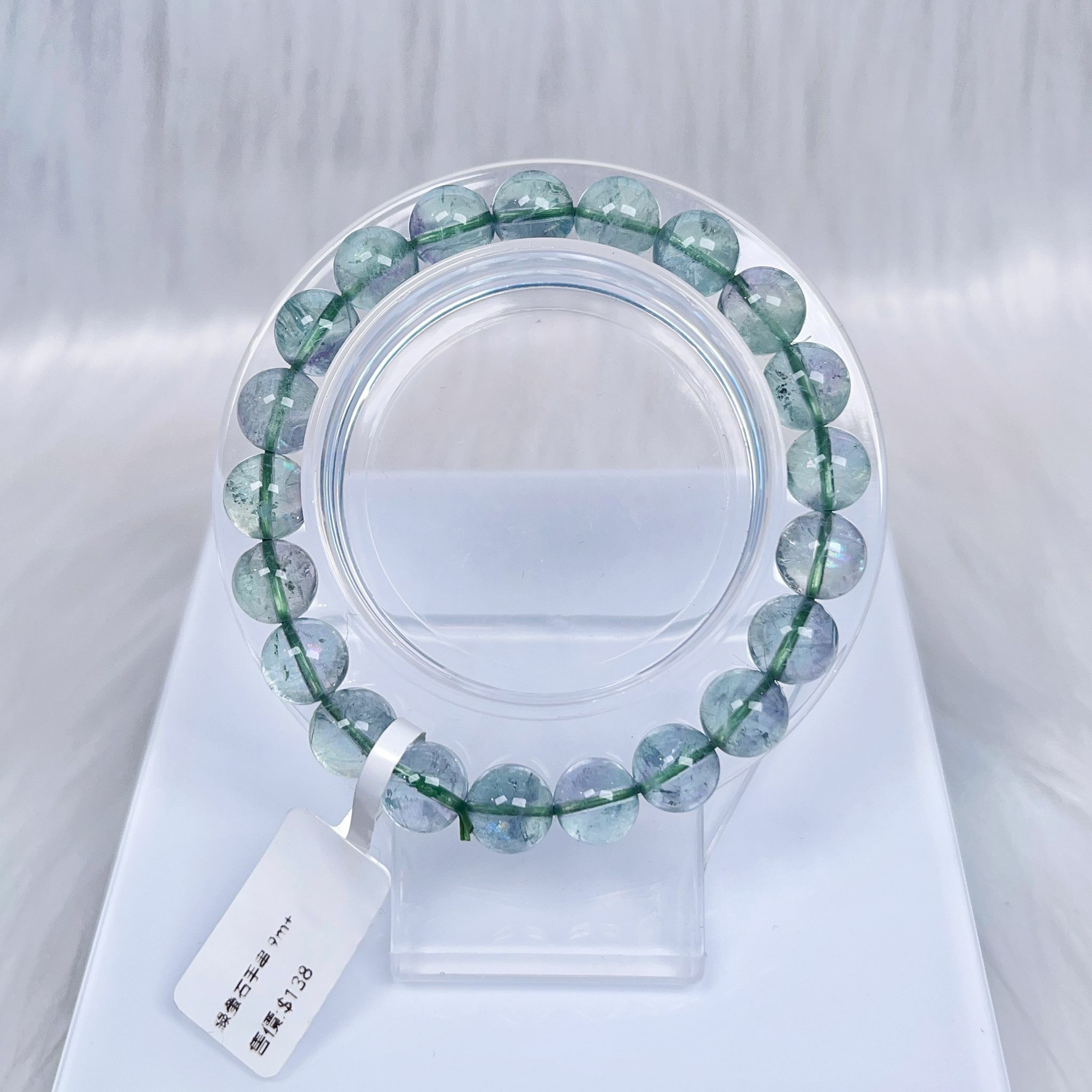 綠螢石手串9m CH1162