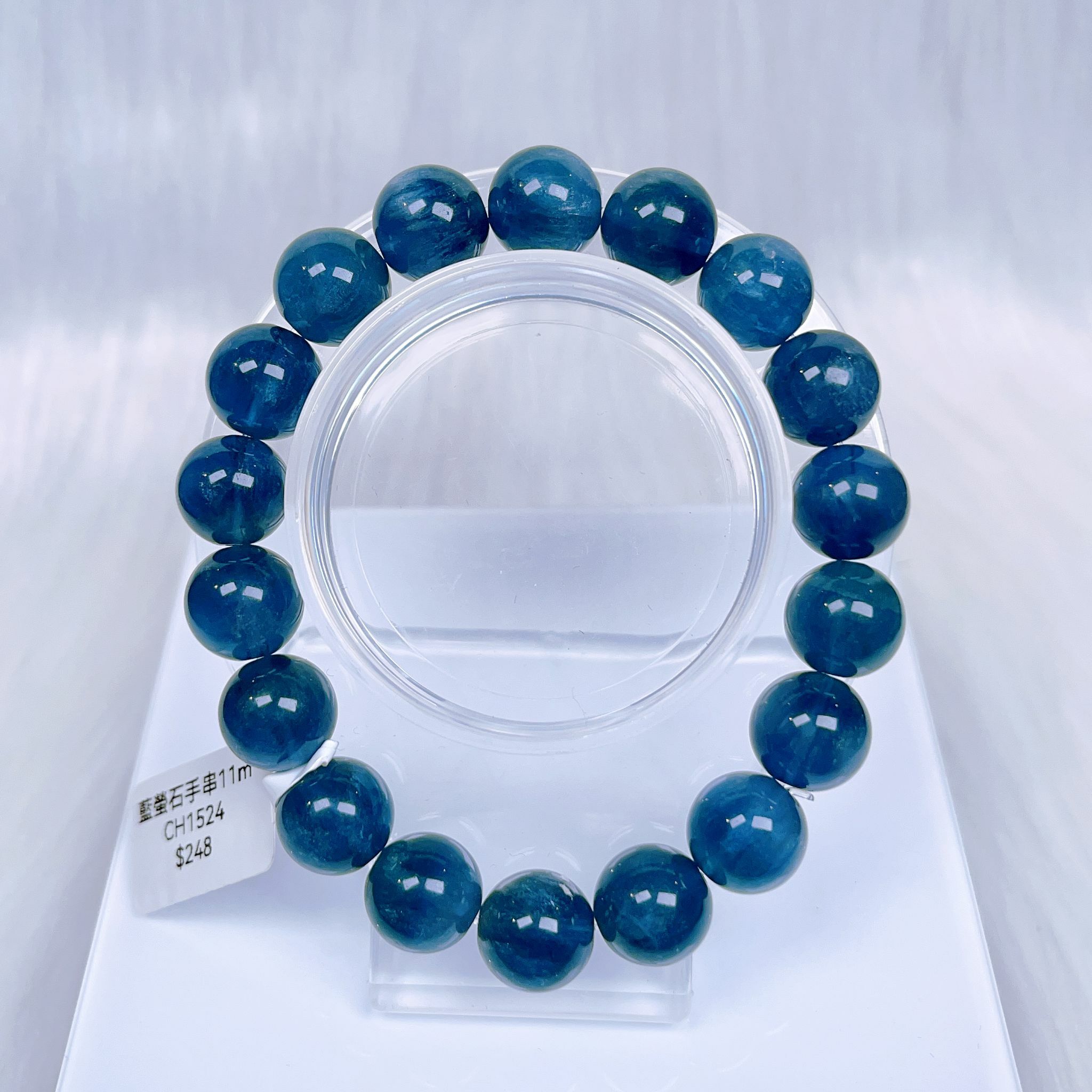 藍螢石手串11m CH1524