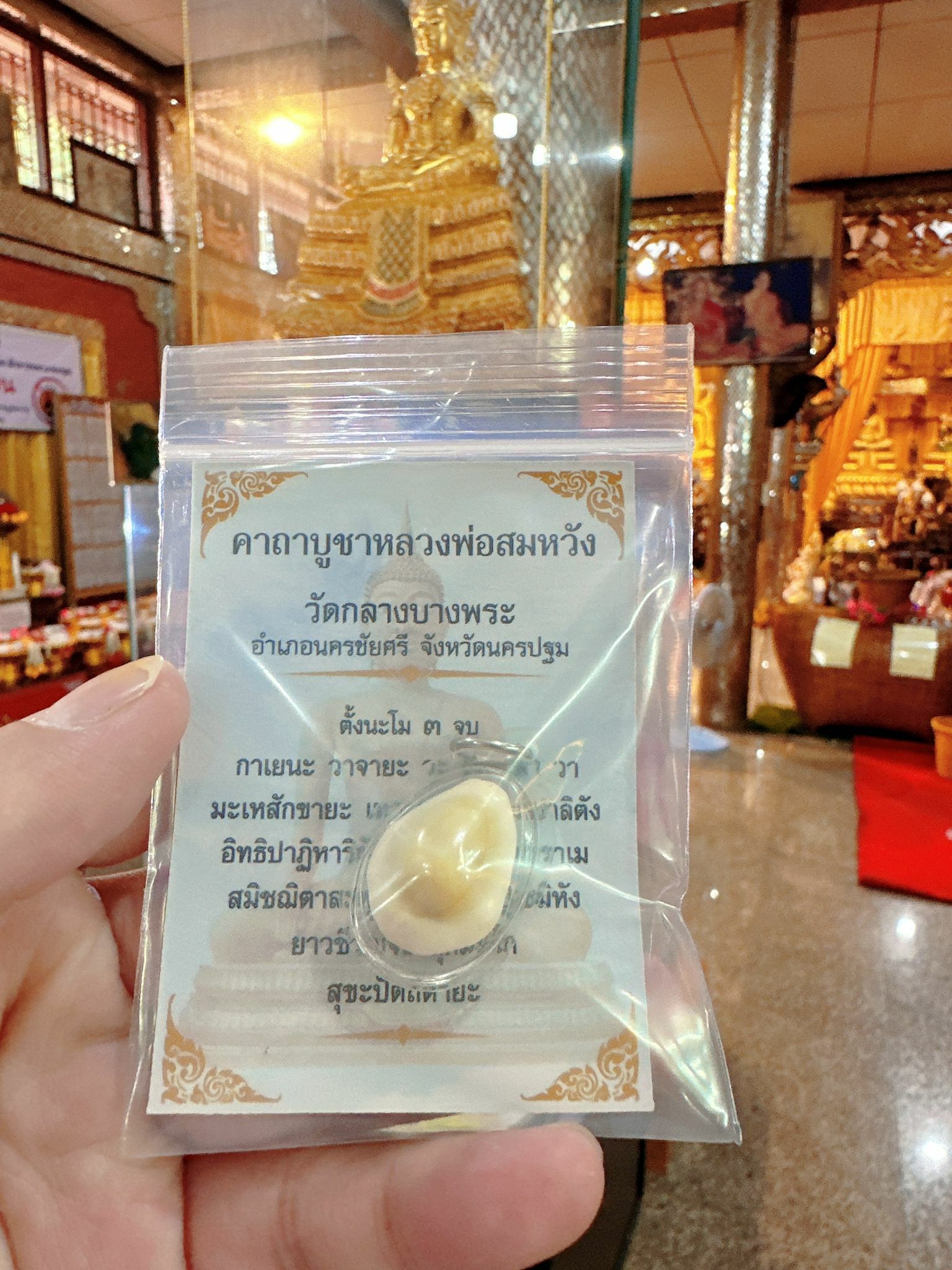 龍婆SOM WANG大師  供請 擋降貝