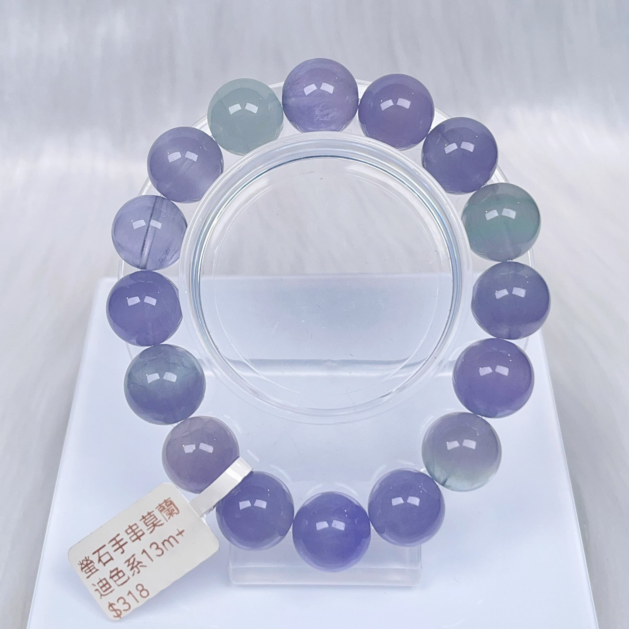 螢石手串莫蘭迪色系13m CH1282