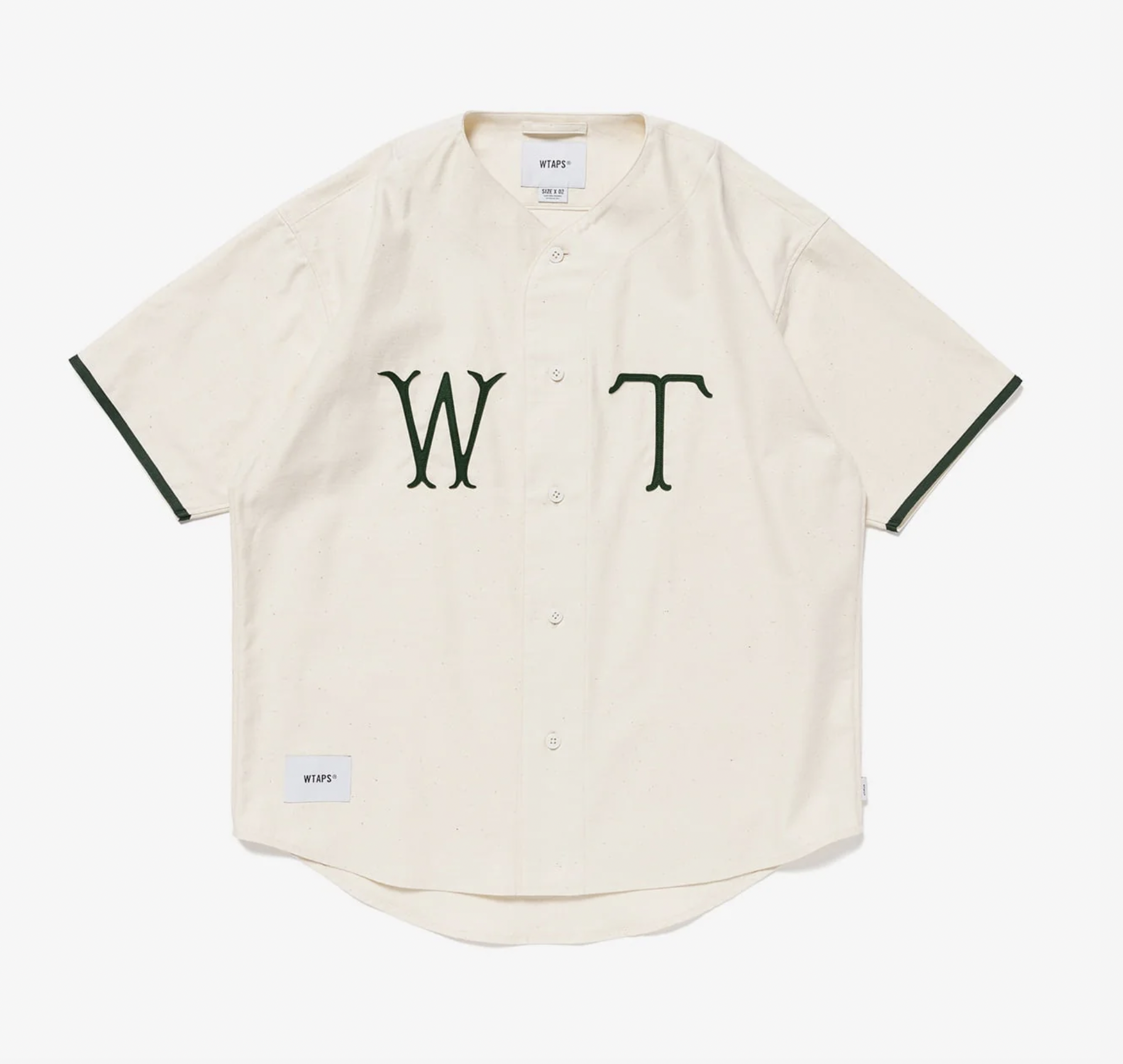 トップス LEAGUE / SS / COTTON. SATIN. SPINA wtaps WTAPS SS24 LEAGUE / SS / COTTON. SATIN. SPINA | WHITE