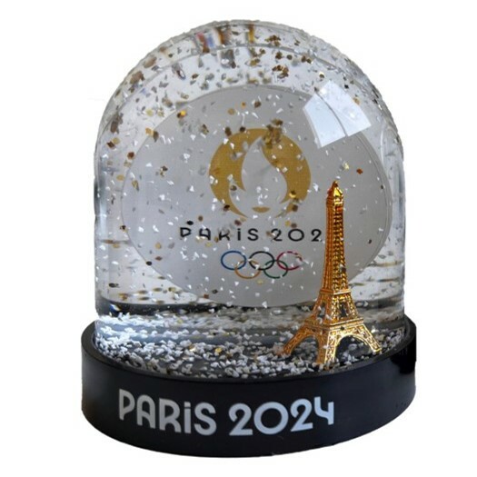 1JE0720-026 OLYMPICS Paris 2024 Olympics Snow Globe (D-EU-E)