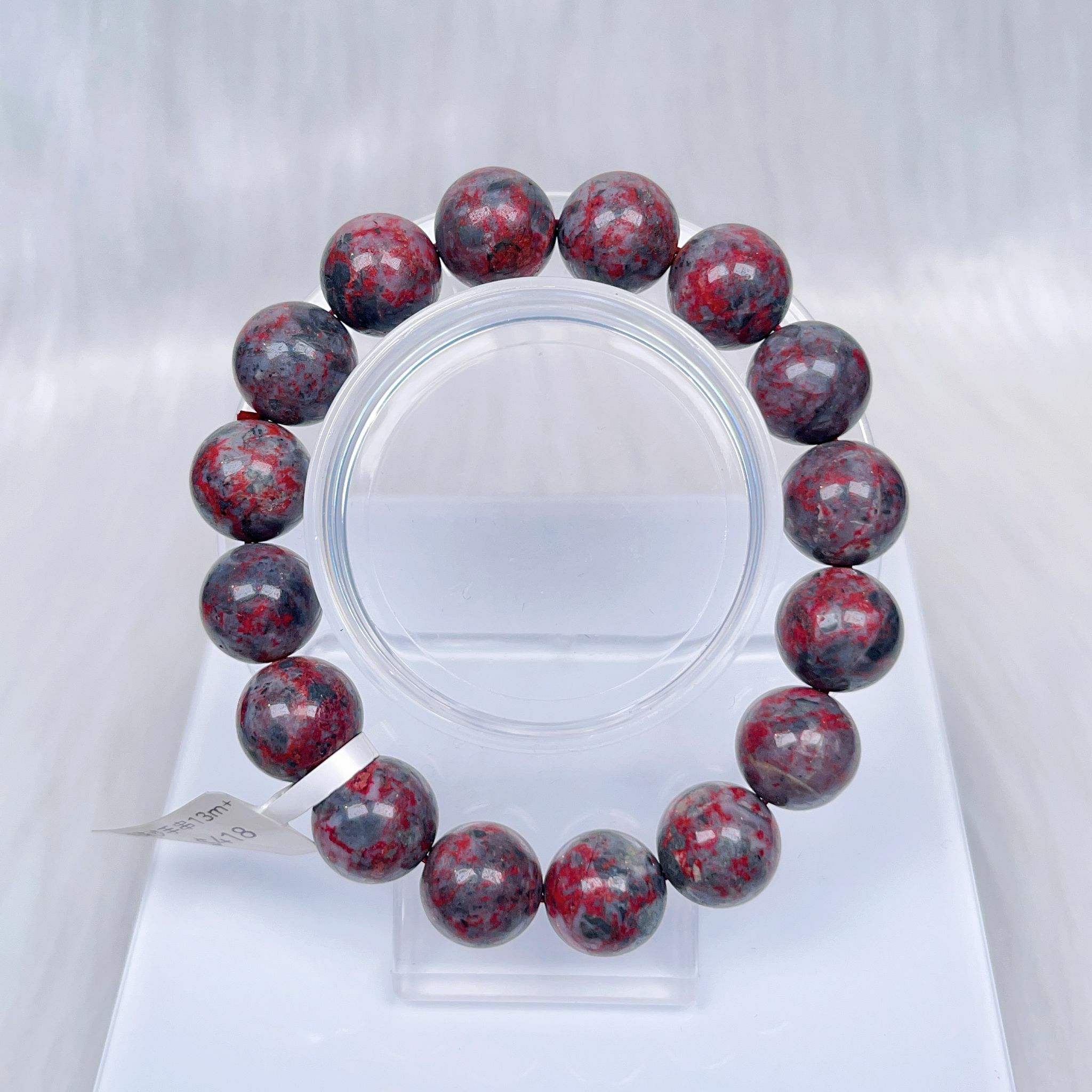 原礦珠砂手串13m CH875