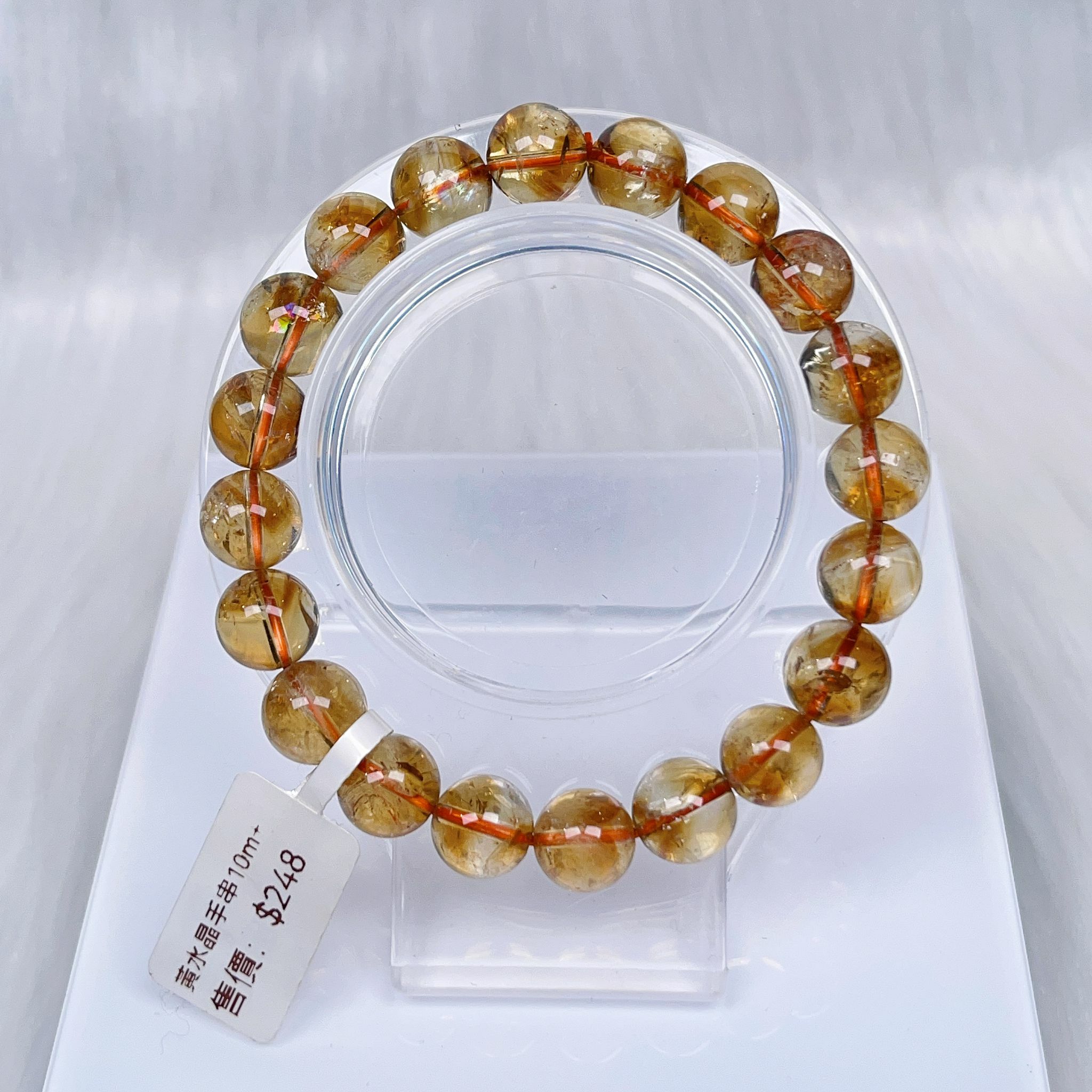 黃水晶手串10m CH880