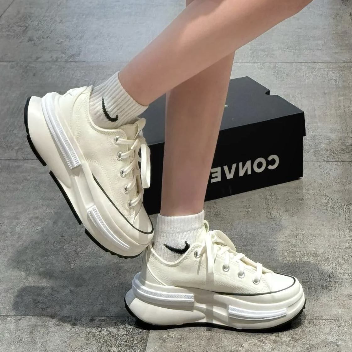 Converse Run Star Legacy CX 米白 厚底 增高 帆布鞋 低筒 休閒鞋
