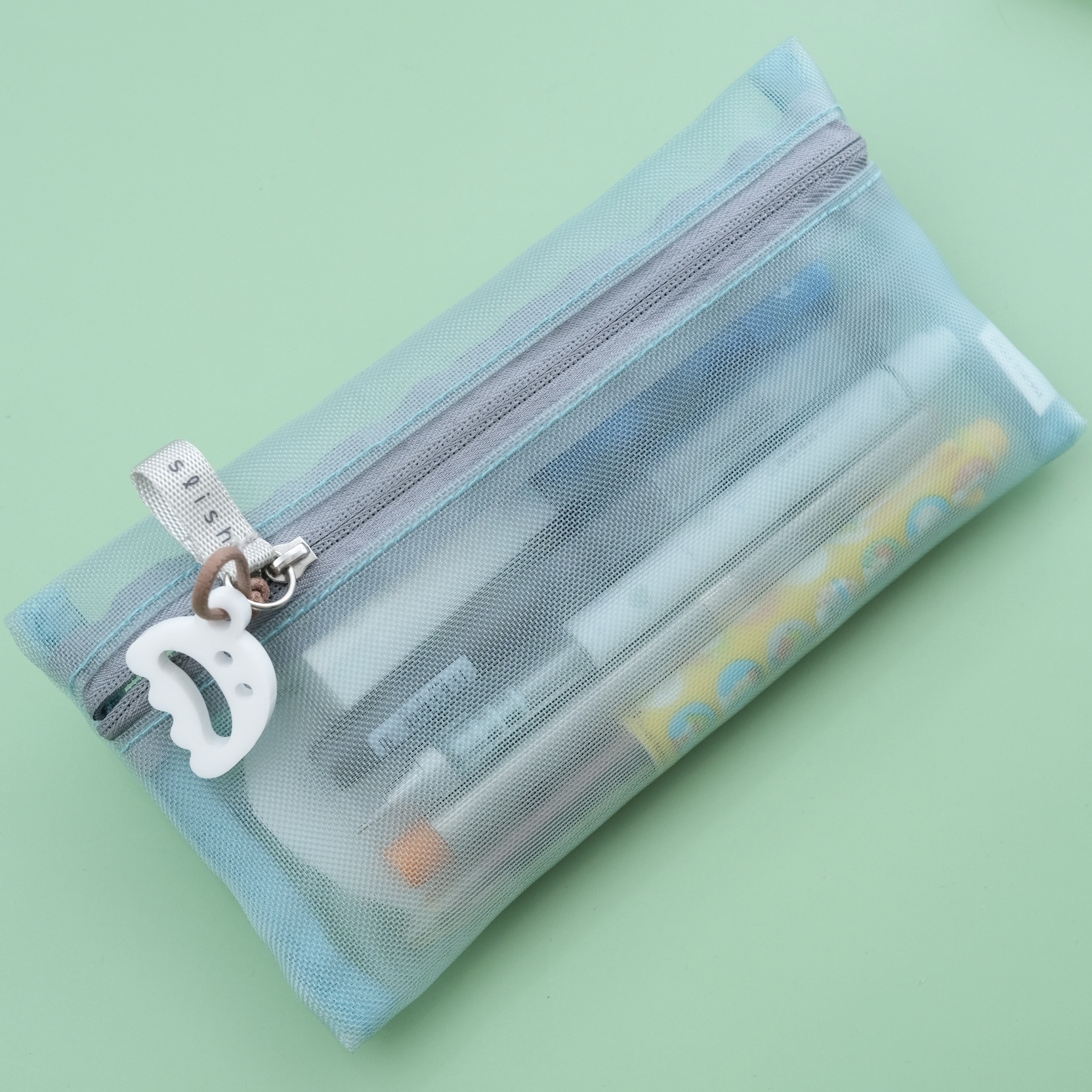 Slish 雙面收納 網眼筆袋｜KOKUYO 國譽 日本