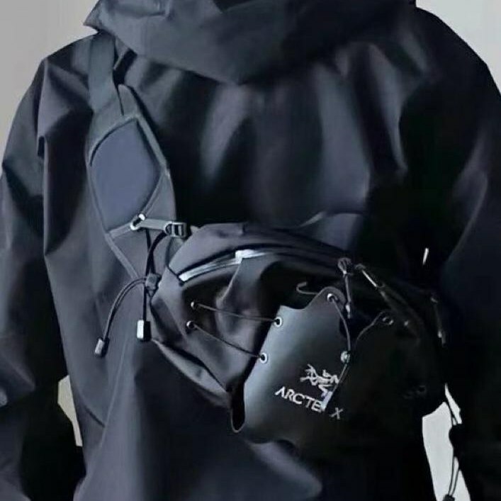 Arcteryx 刺繡logo system A waistpack 户外機能 腰包
