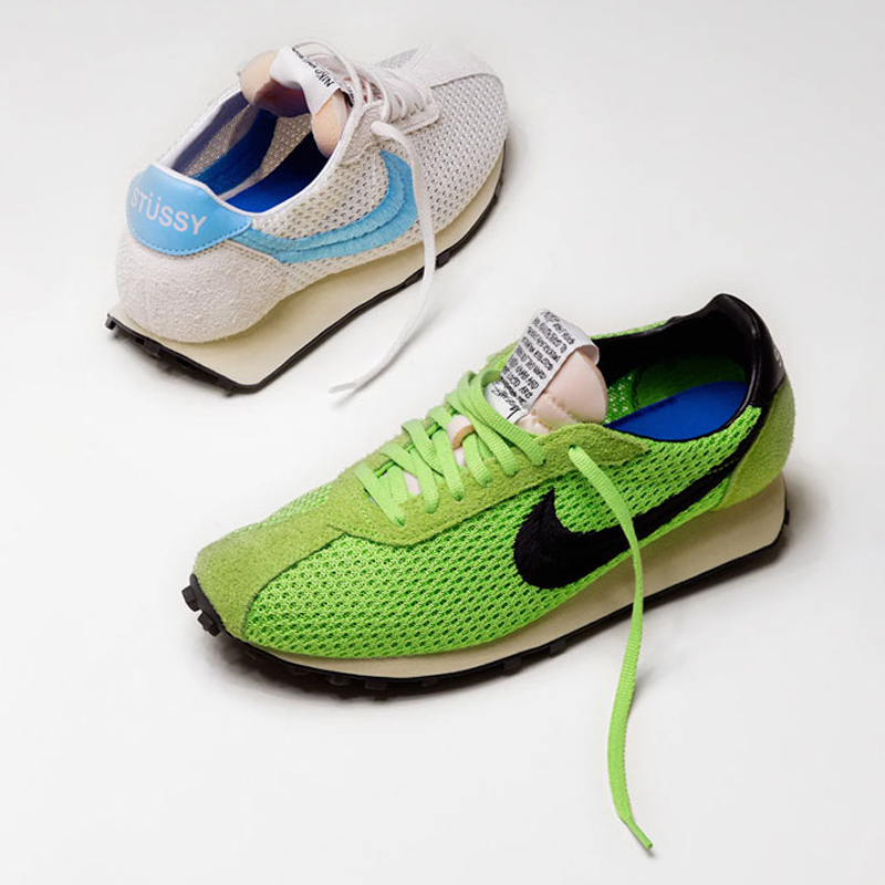 <連線代購商品>男女鞋 聯名款 STUSSY x Nike LD-1000 螢光綠 扁鞋 低筒休閒鞋 【FQ5369-300】