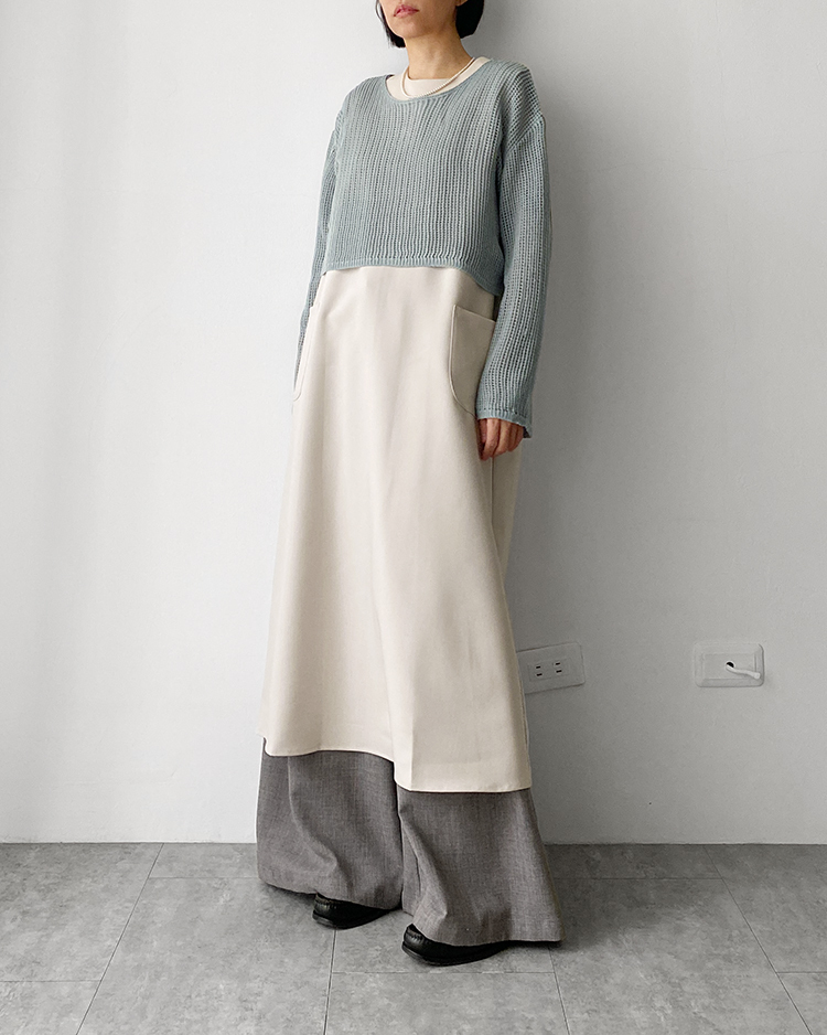 MFD-2574 口袋背心洋裝 ᴄʀᴇᴀᴍ