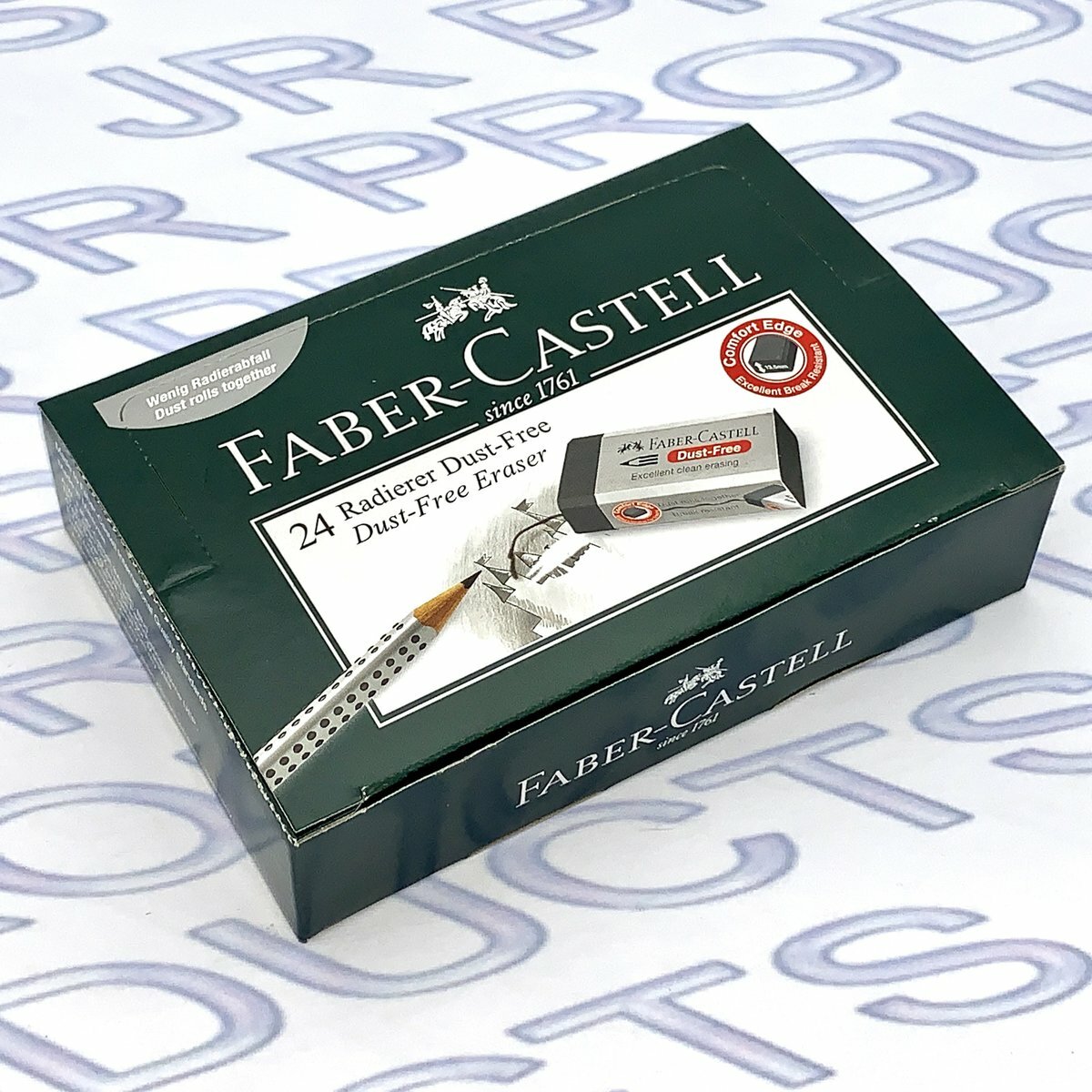 輝栢嘉 - 德國FABER 187171 無塵小擦膠 (24粒裝) 黑色《送贈品》