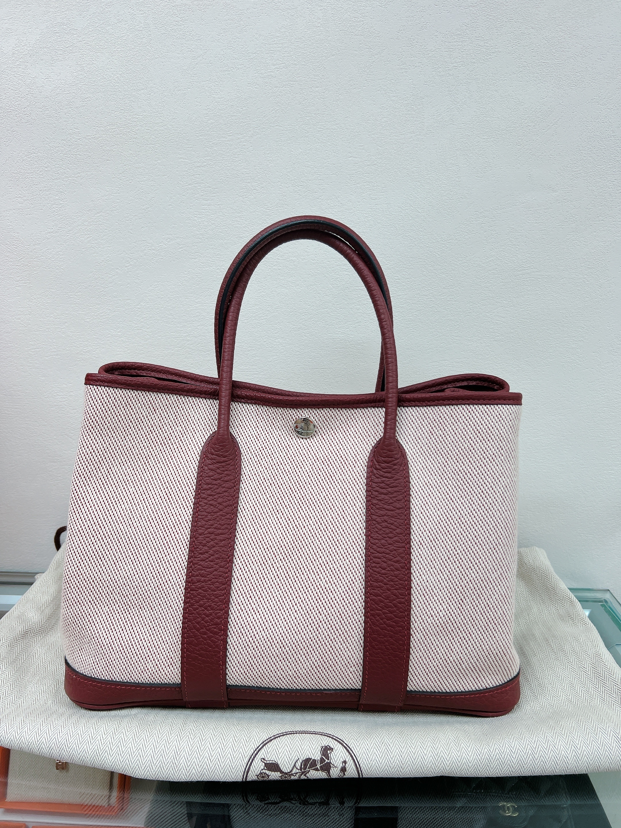 Hermes garden party 30 / stamp Z/ rouge H canvas