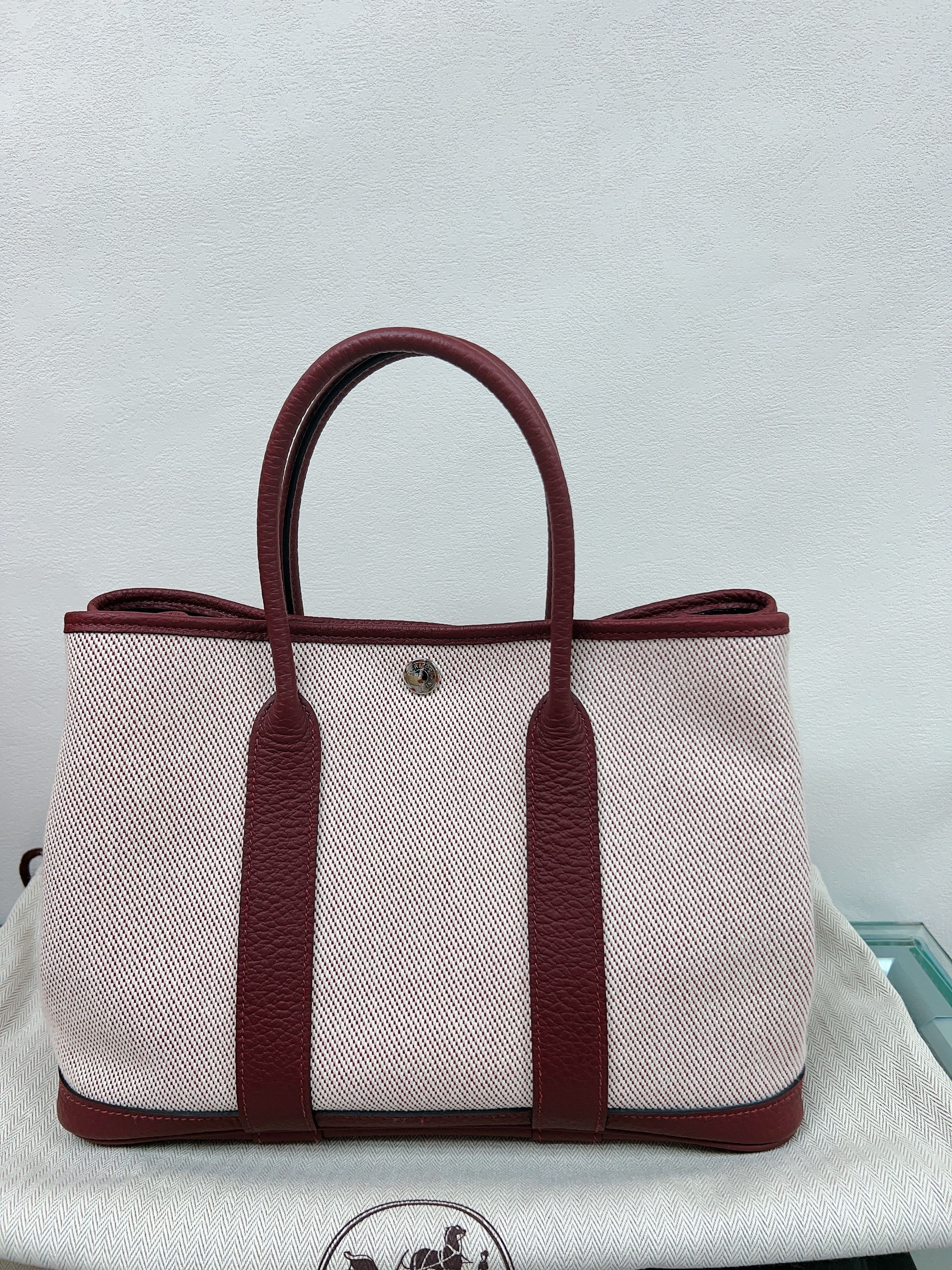 Hermes garden party 30 / stamp Z/ rouge H canvas