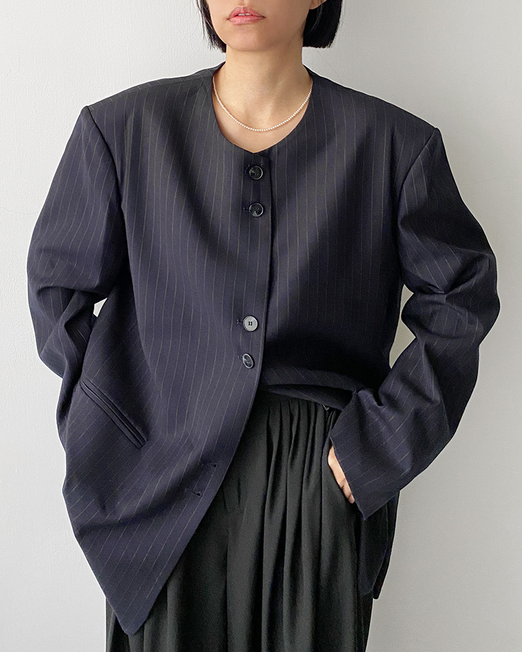 MFO-2579 拉鍊西裝外套