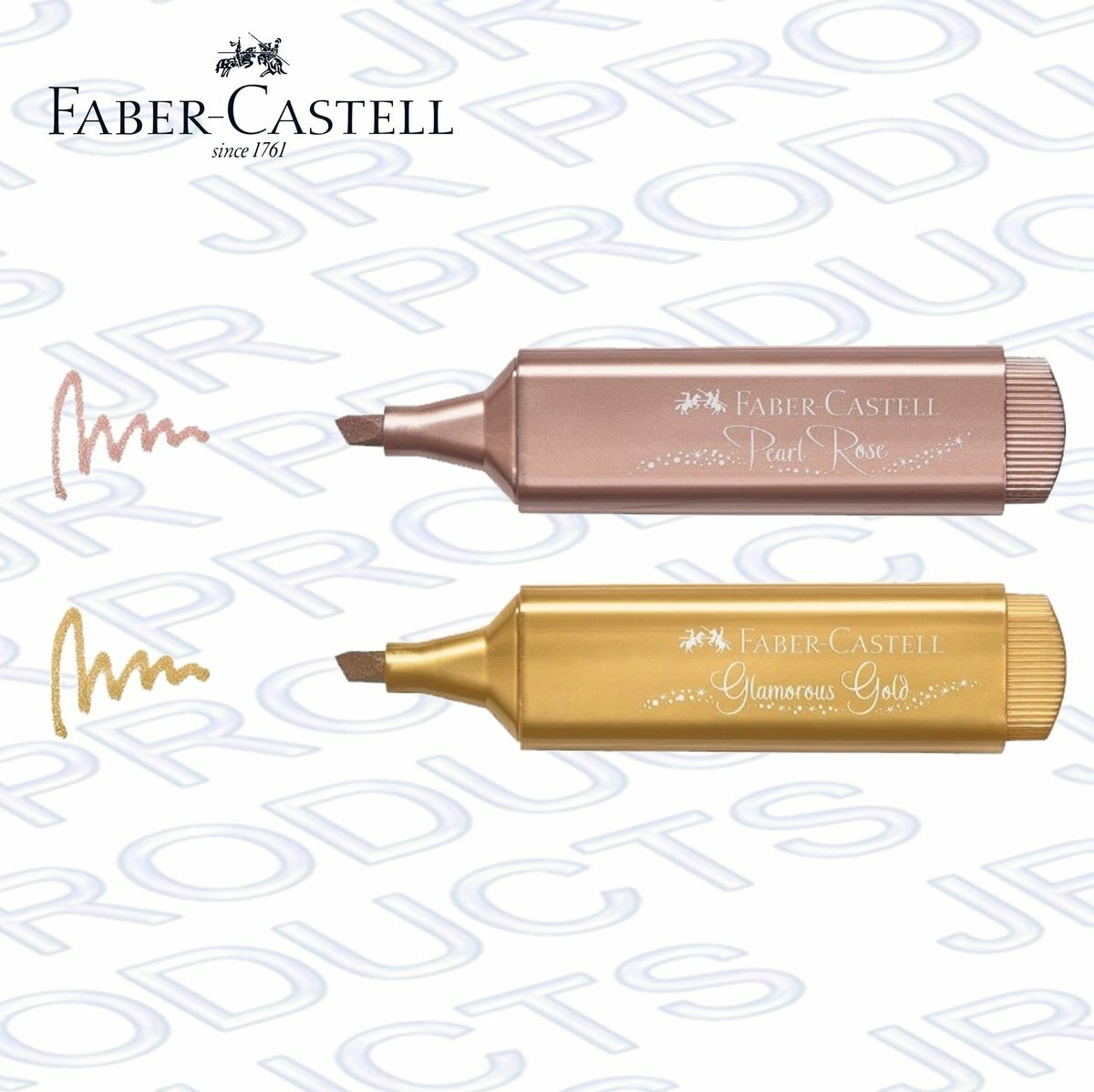 輝栢嘉 - 德國FABER TL46閃亮金屬色螢光筆 - 2色