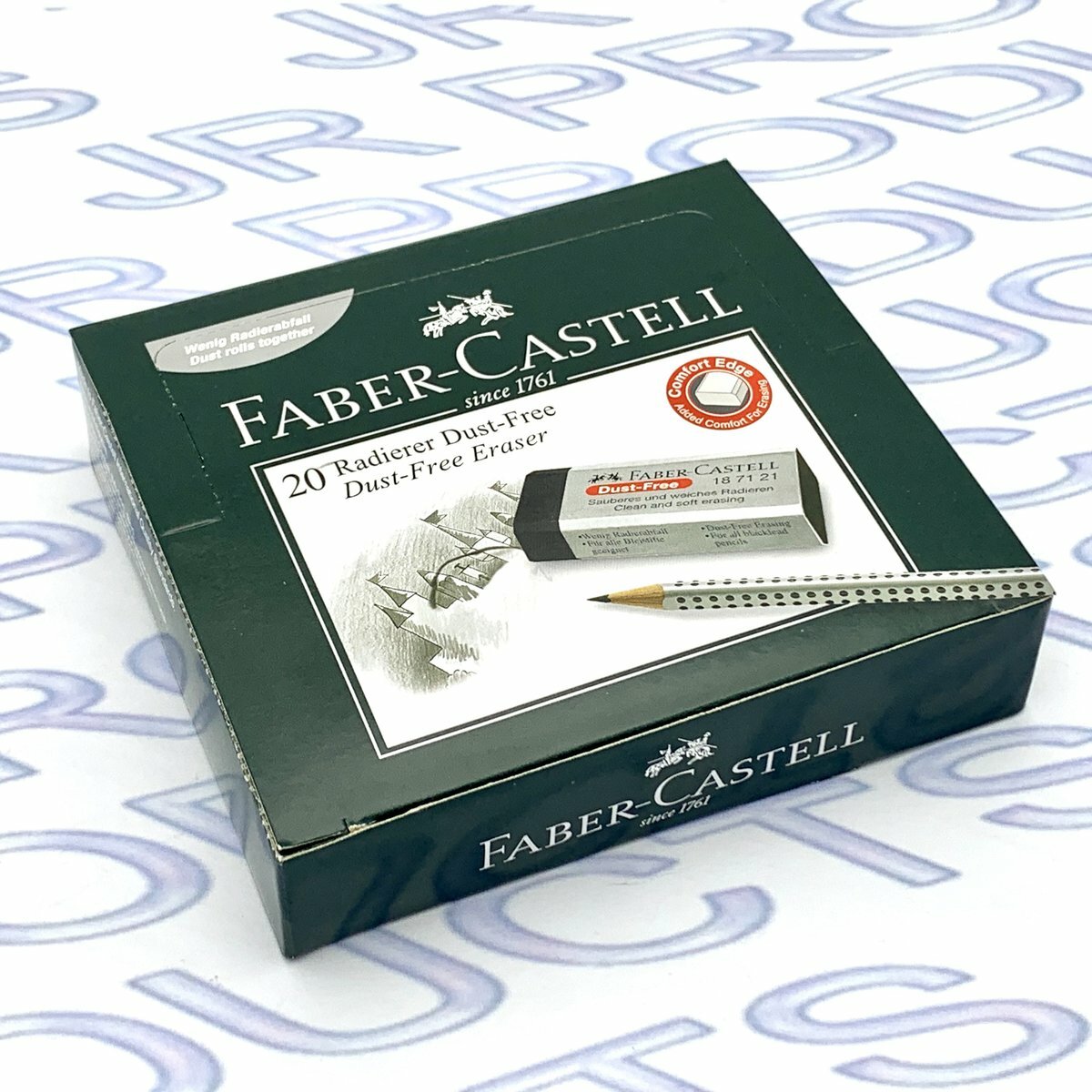 輝栢嘉 - 德國FABER 187121 無塵大擦膠 (20粒裝) 黑色《送贈品》