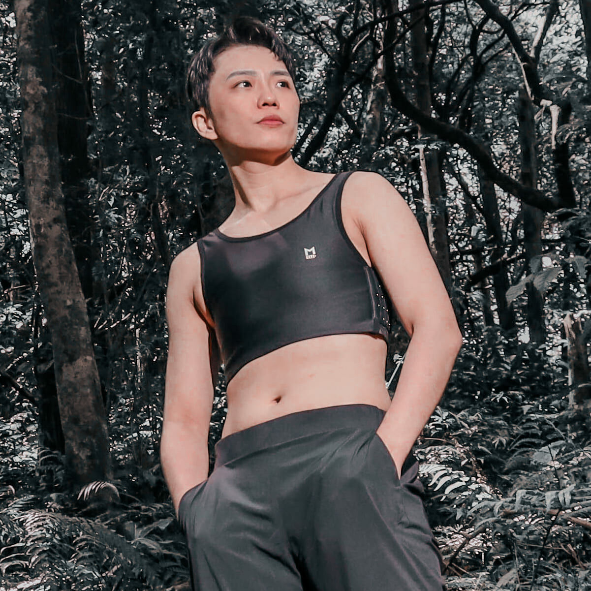 MULTI-排扣短版束胸【E003】