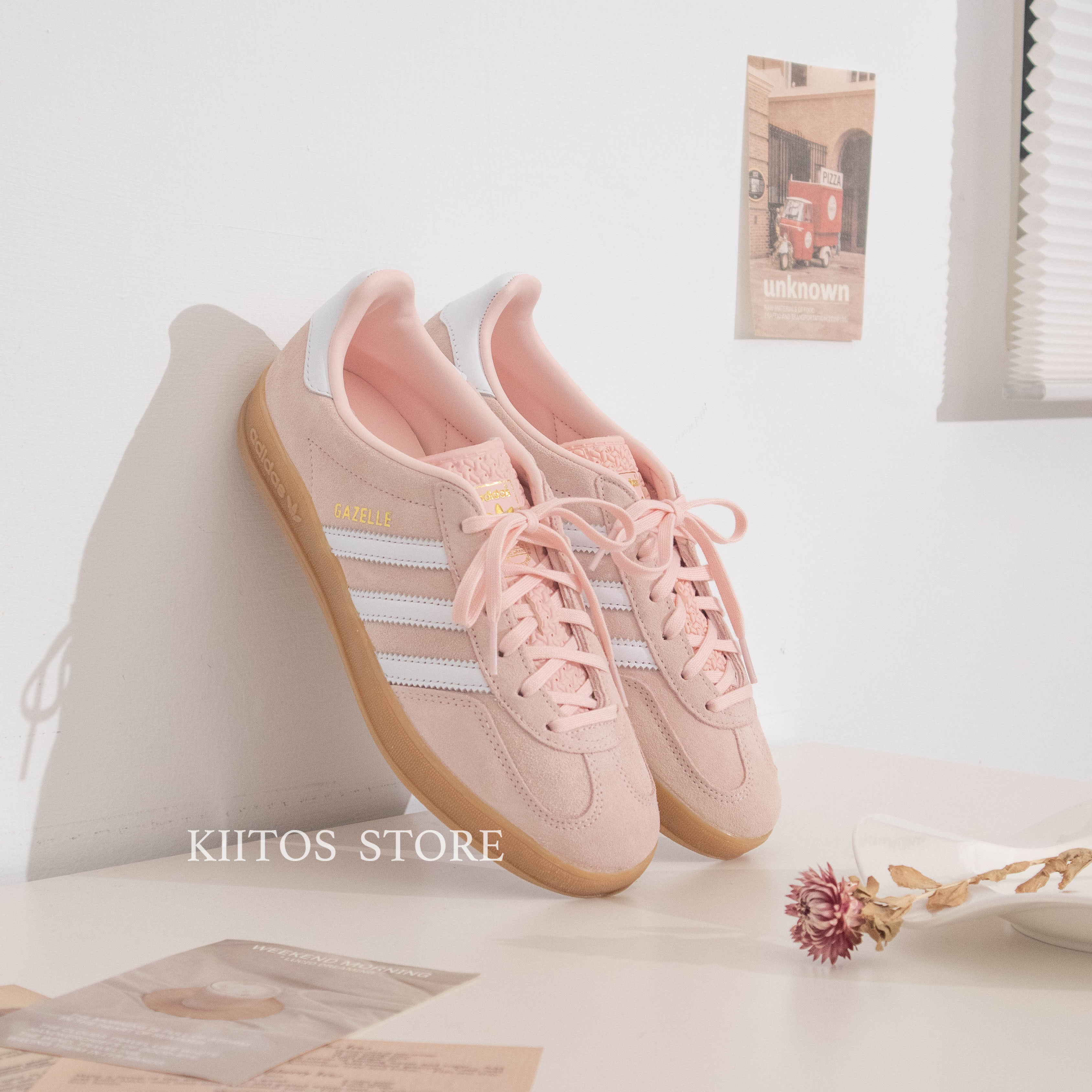 Adidas Originals Gazelle Indoor 櫻花粉奶昔 IH5484