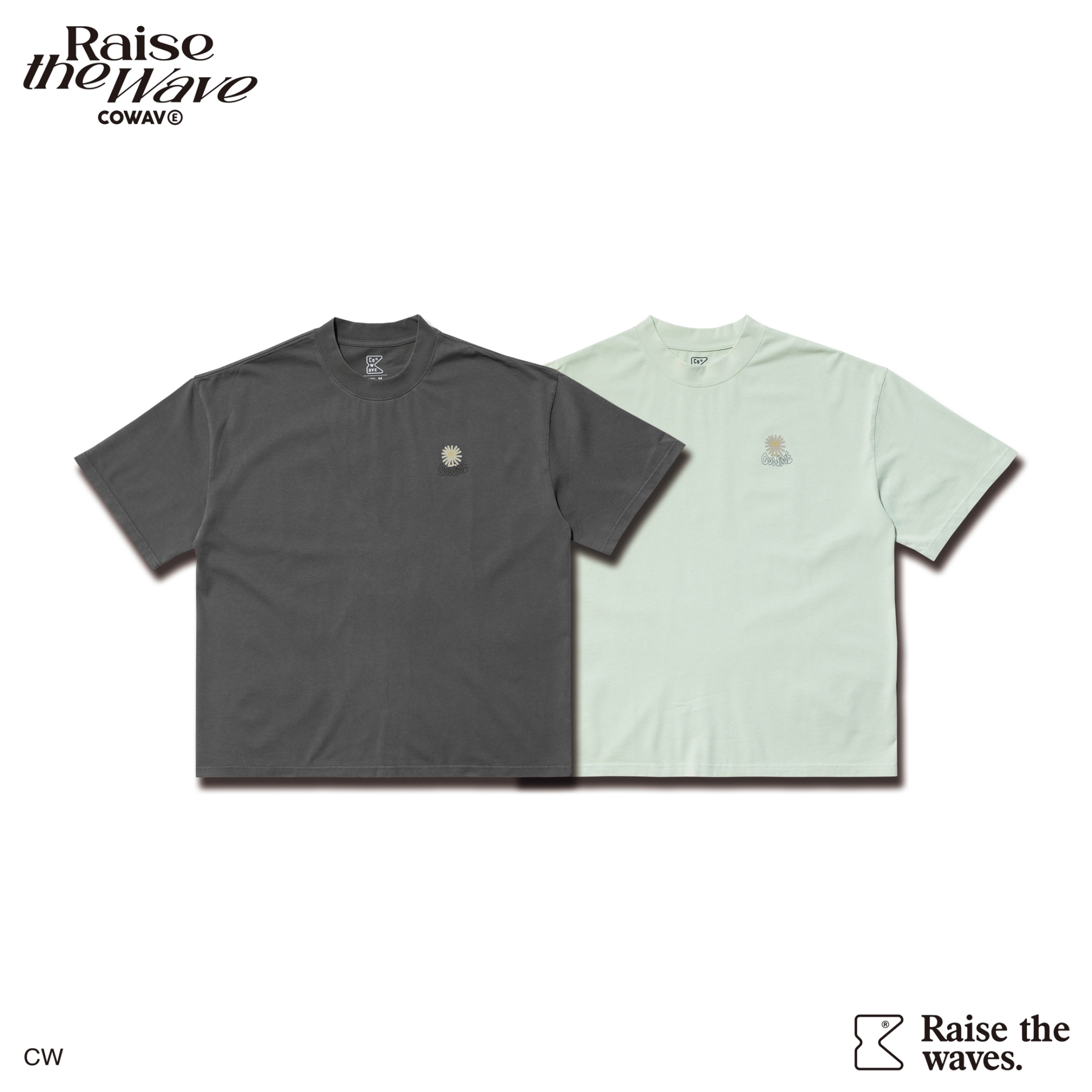 COWAVE 24SS Sunny man font tee